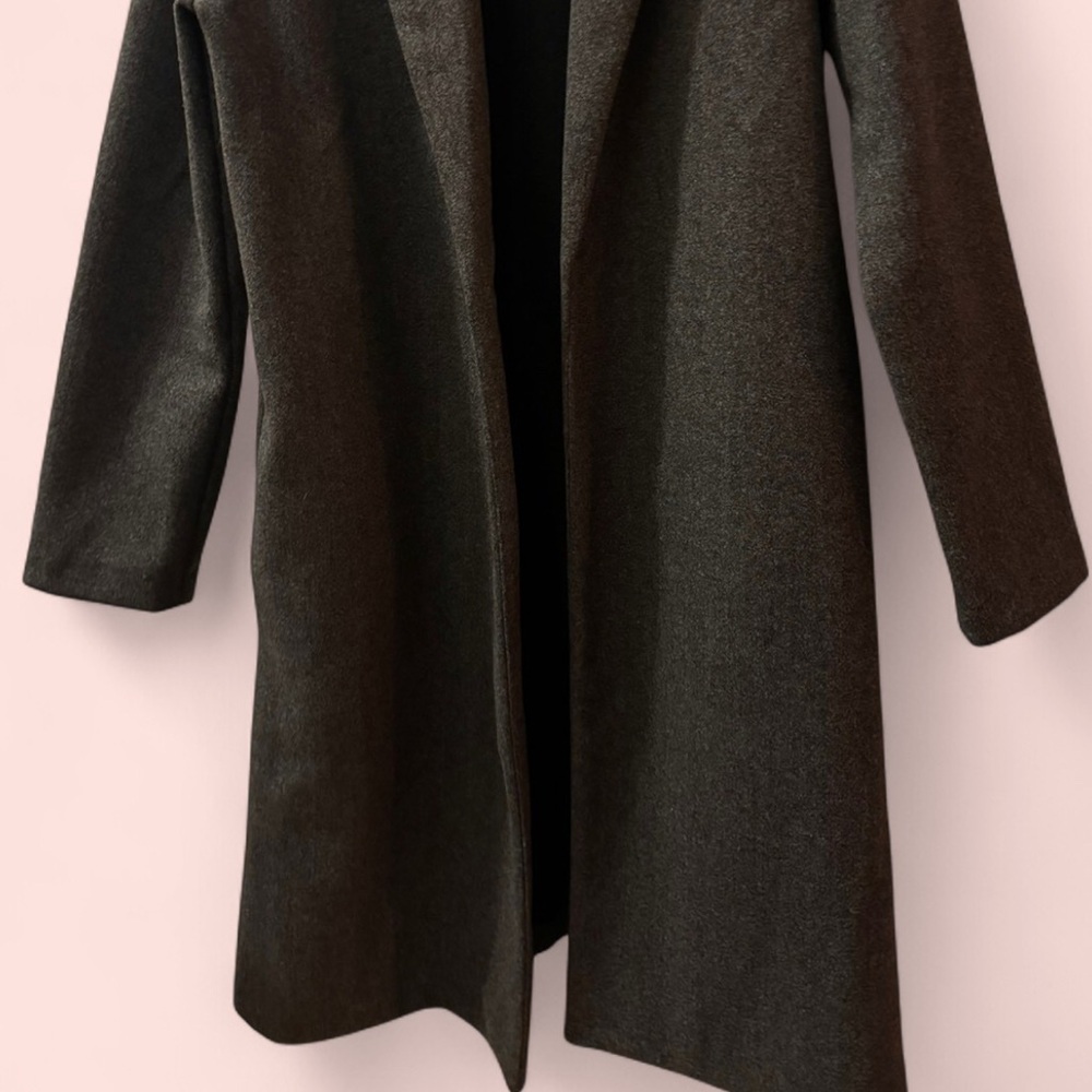 Grey Zara Spring Overcoat